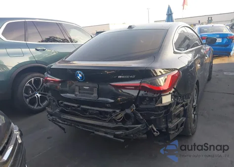 2023 BMW I4 Edrive40 z USA, uszkodzony, nr VIN WBY73AW0XPFN87042